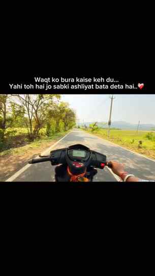 Waqt hi toh jo sab kuch sikha jati hain ✨💯