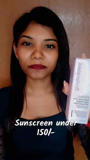 β¨ Under βΉ150 la budget-friendly sunscreen π
Comment "SUNSC