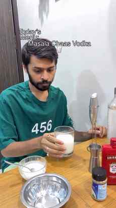 When ur gujju chass lover and wife wants a twist of vodka… t