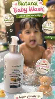 Bath time should leave your baby smiling... not dry skin. 💙