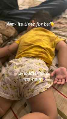 Just a tiny booty groove before bedtime😹😹
toddler, toddl