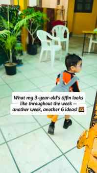 Another week, another 6 tiffin ideas for my 3-year-old! 🍱❤️