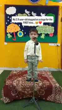 His First Stage Performance 🥹🎤❤️
The first stage performa