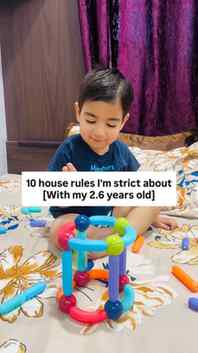 10 House Rules I’m Strict About With My 2.6-Year-Old 🧸✨

1️