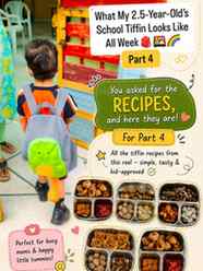 Tiffin Series — Part 4 🍱✨
More simple, homemade & toddler-