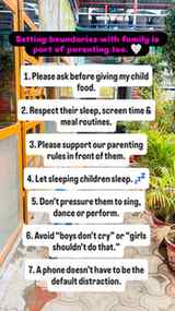 Setting boundaries with family Part of parenting too
Moms, w