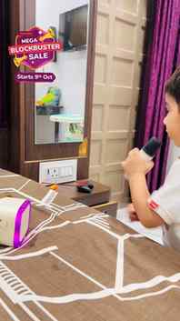 🎤✨ Little singer, big entertainment! 😍
This K12 Karaoke Mi