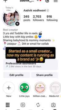 A small creator moment… but a big reminder 🥹🤍✨

No million