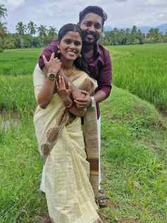 First Onam as one, a lifetime to celebrate. 🌸