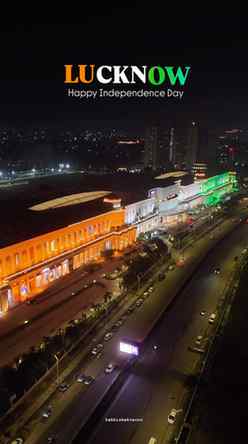 🇮🇳Lucknow, painted in the colours of freedom!
From the str
