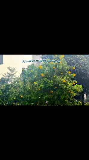 Arandom rainy day in college😌💗

#fyp #viral #rain #college