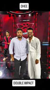 Visited and watched Dhee new season 21,  DHEE Double Double 