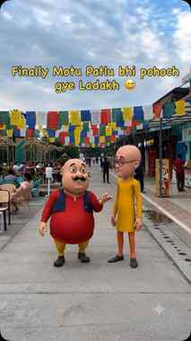 Lucknow mein Motu Patlu ki Ladakhi vibes! Thoda hasi, thoda 