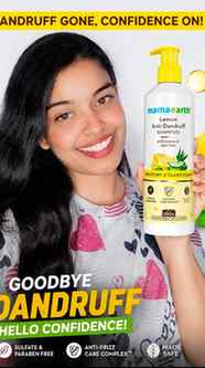 DANDRUFF GONE, CONFIDENCE ON!✨️
.
.

Try Mamaearth Lemon Ant