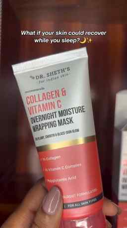 One mask = hydrated, plump & glowing skin The Dr. Sheth's Co