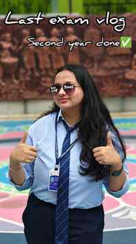 Last exam of fourth semester 😎🥳👍🏻 #explore #viral #reeli