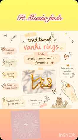 ✨ Look what I found! These traditional Vanki rings from Mees