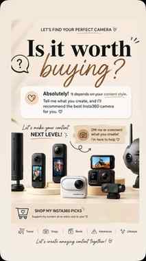🤔 “Is an Insta360 camera actually worth buying?”

The answe