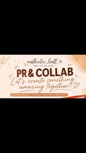 🤍 PR & COLLABS OPEN! 📦✨

If you’re a brand looking for aut