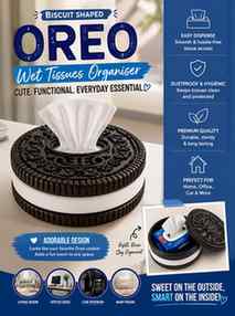 POV: Your tissues just got the cutest upgrade! 🖤🤍🍪

This 