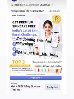 I’m joining this fun campaign!” @pers_active_lab_india. #Per