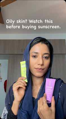 If your sunscreen turns your face into an oil slick within m