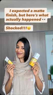 Not every “mattifying” sunscreen gives a flat matte finish—a