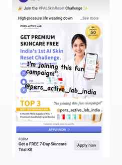 I’m joining this fun campaign!” @pers_active_lab_india. #Per