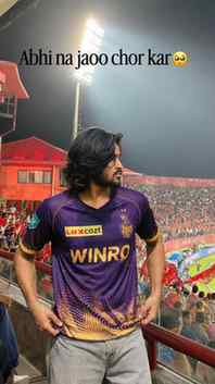 Abhi na jaoo chor kar💜🥺
.
.
.
#kkr #kolkataknightriders #t