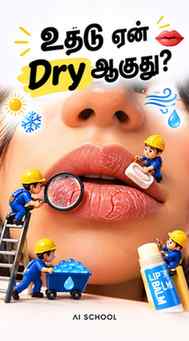 💋 “உதடு ஏன் Dry ஆகுது?காரணம் தண்ணீர் குறைவு மட்டும் இல்ல! க