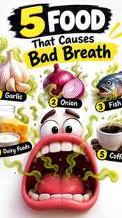 நீங்க தினமும் சாப்பிடுற சில உணவுகளே bad breath-க்கு காரணமாகல