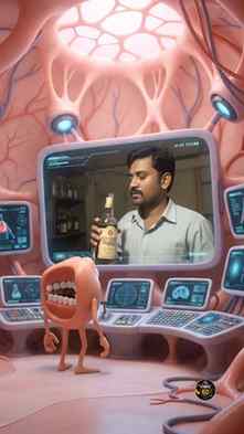 🍺 जब हम शराब पीते हैं, तब शरीर के अंदर क्या होता है? 😳
#Al