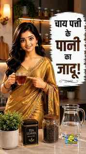 ☕ Chai Patti Ka Paani = Natural Hair Rinse! ✨
Agar aap Hair