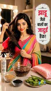Hair wash के बाद अगर तुम्हारे बाल भी झाड़ू जैसे dry, frizzy