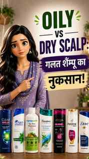 🧴 Oily Scalp or Dry Scalp?
Using the wrong shampoo could l