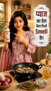 🧅 Ab Onion Oil ki smell se no tension!
Simple hack se Onio