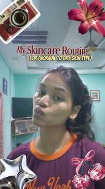 #unsponsored My basic skincare routine ✨️ 
.
Products used-
