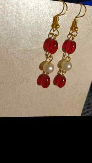 Raw beads to unique pieces❤
DM to order..!🎀
#handmade #earr