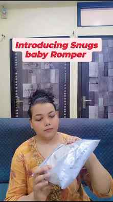 #snugs
#mysnugsbaby
Snugs Baby Romper – Soft, breathable & s