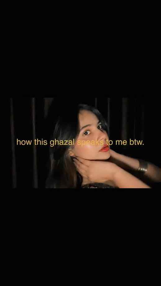 How ghazal speaks to me 🤌🏻#reels #viral #life #trending #i