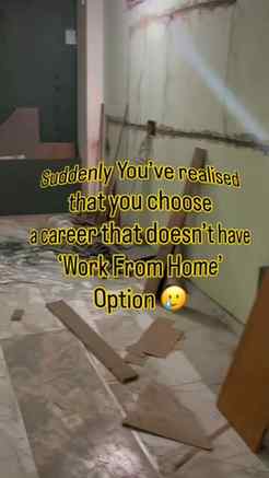 No work from home, only work from site 😭☕
#InteriorDesigne