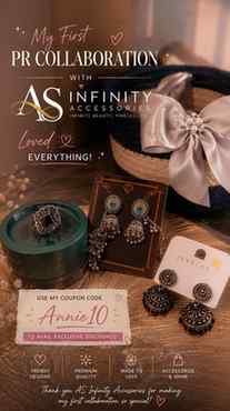 ✨ My First PR Collaboration with AS Infinity Accessories! ✨
