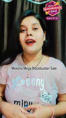 Comment for link π @meeshoapp
#Meesho Mega Blockbuster Sale