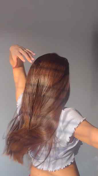 No context just my hair in its healthy era😭