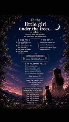 For every child who grew up loving too hard. ✨

For every ch
