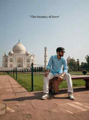 A place where love is forever. ❤️? 
 Waah Taj! ✨
.

.

.

(T