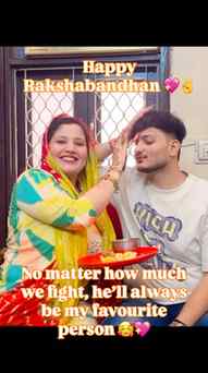 Mehendi on my hands, Rakhi on his wrist & a bond that’s fore