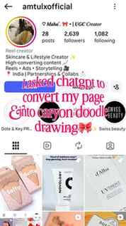 POV: ChatGPT turned my Instagram into a cute pastel crayon d