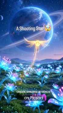 A shooting star 🤯
Created with @picsart ✨
Picsart packs 100