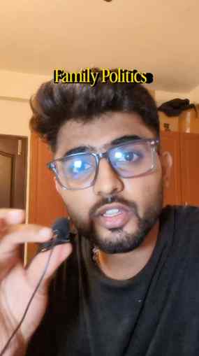 Family Politics 🤔💭.
Follow @ananthram.ganjal
(India, pol